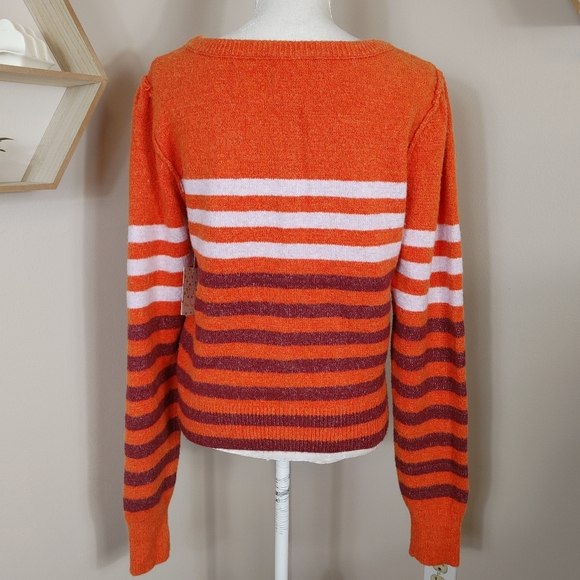NWT Free People Complete Me Striped Pullover - Picture 8 of 10